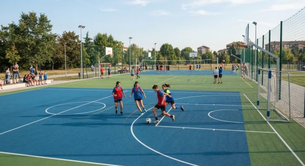 Découvrez les avantages d'un terrain multisport adaptable