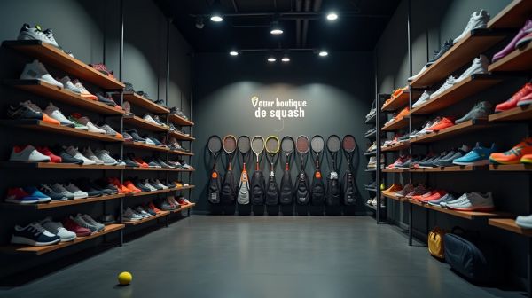 Votre boutique de squash pour un équipement adapté